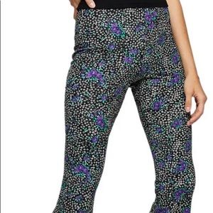 TopShop Color Pop Floral Flare Trousers